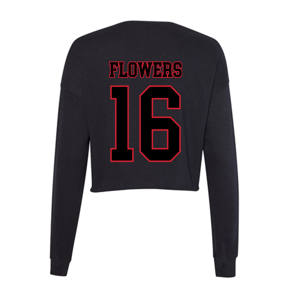 DePaul - NCAA Men's Soccer : Tyler Flowers - Women's Cropped Crew Fleece-1