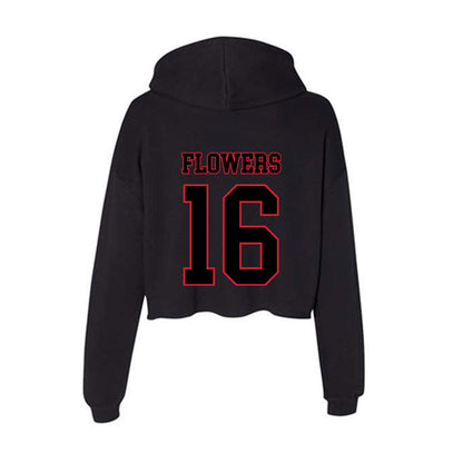 DePaul - NCAA Men's Soccer : Tyler Flowers - Women's Crop Fleece Hoodie-1