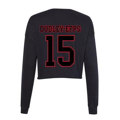 DePaul - NCAA Women's Volleyball : Jade Dudley-Epps - Women's Cropped Crew Fleece-1