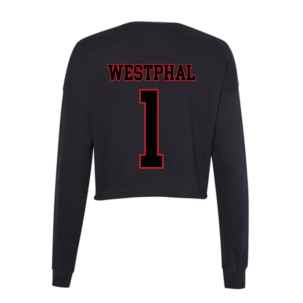 DePaul - NCAA Softball : Kailie Westphal - Women's Cropped Crew Fleece-1