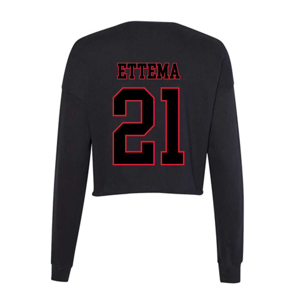 DePaul - NCAA Softball : Lydia Ettema - Women's Cropped Crew Fleece-1