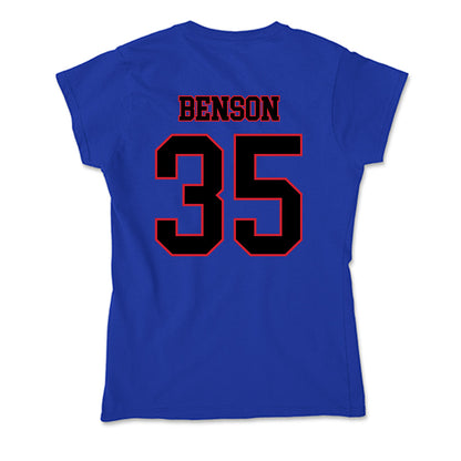 DePaul - NCAA Men's Basketball : NJ Benson - Soft Style Women’s T-Shirt-1