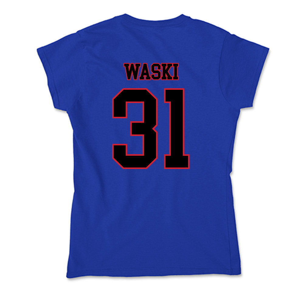 DePaul - NCAA Men's Soccer : Jayden Waski - Soft Style Women’s T-Shirt-1