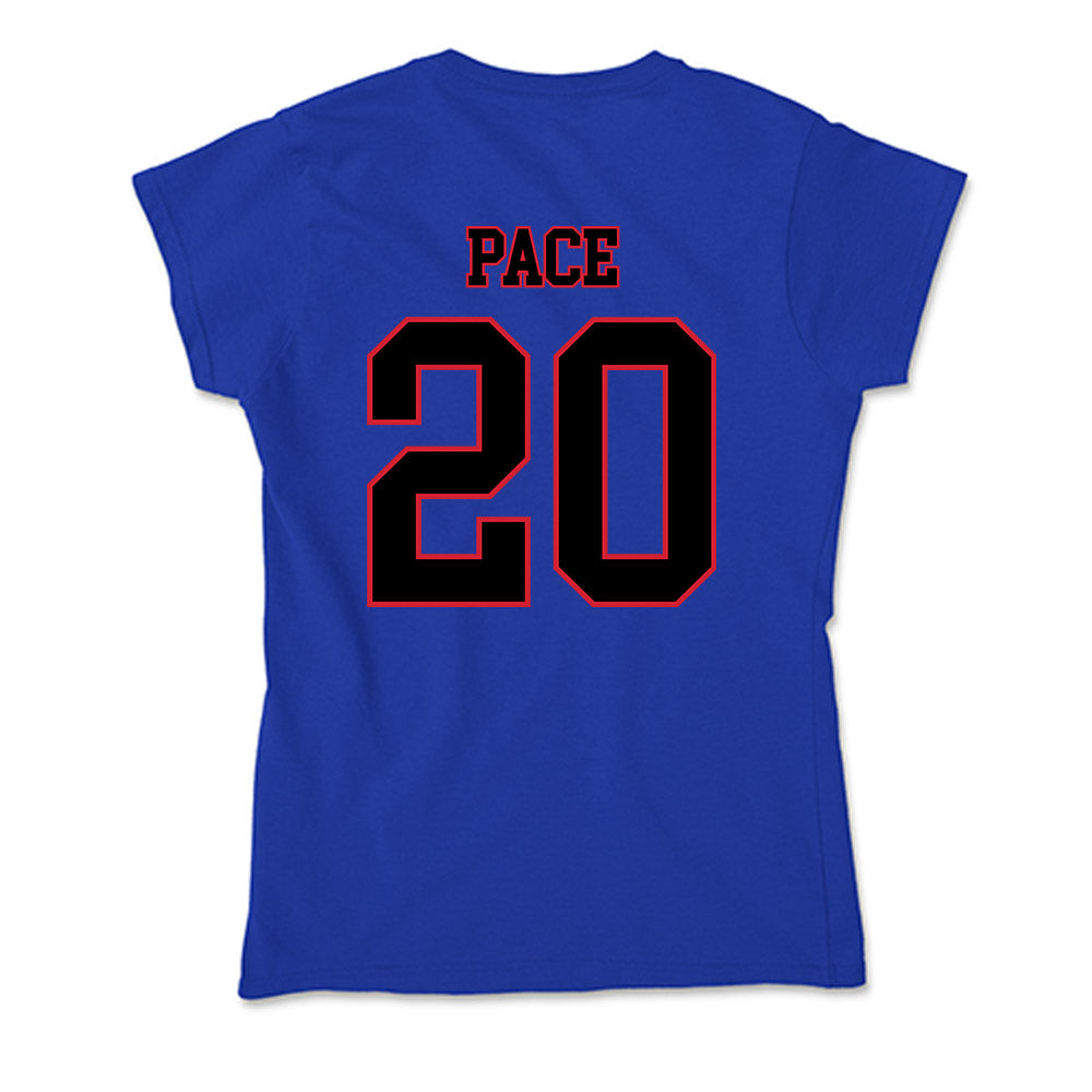DePaul - NCAA Men's Soccer : Keagan Pace - Soft Style Women’s T-Shirt-1