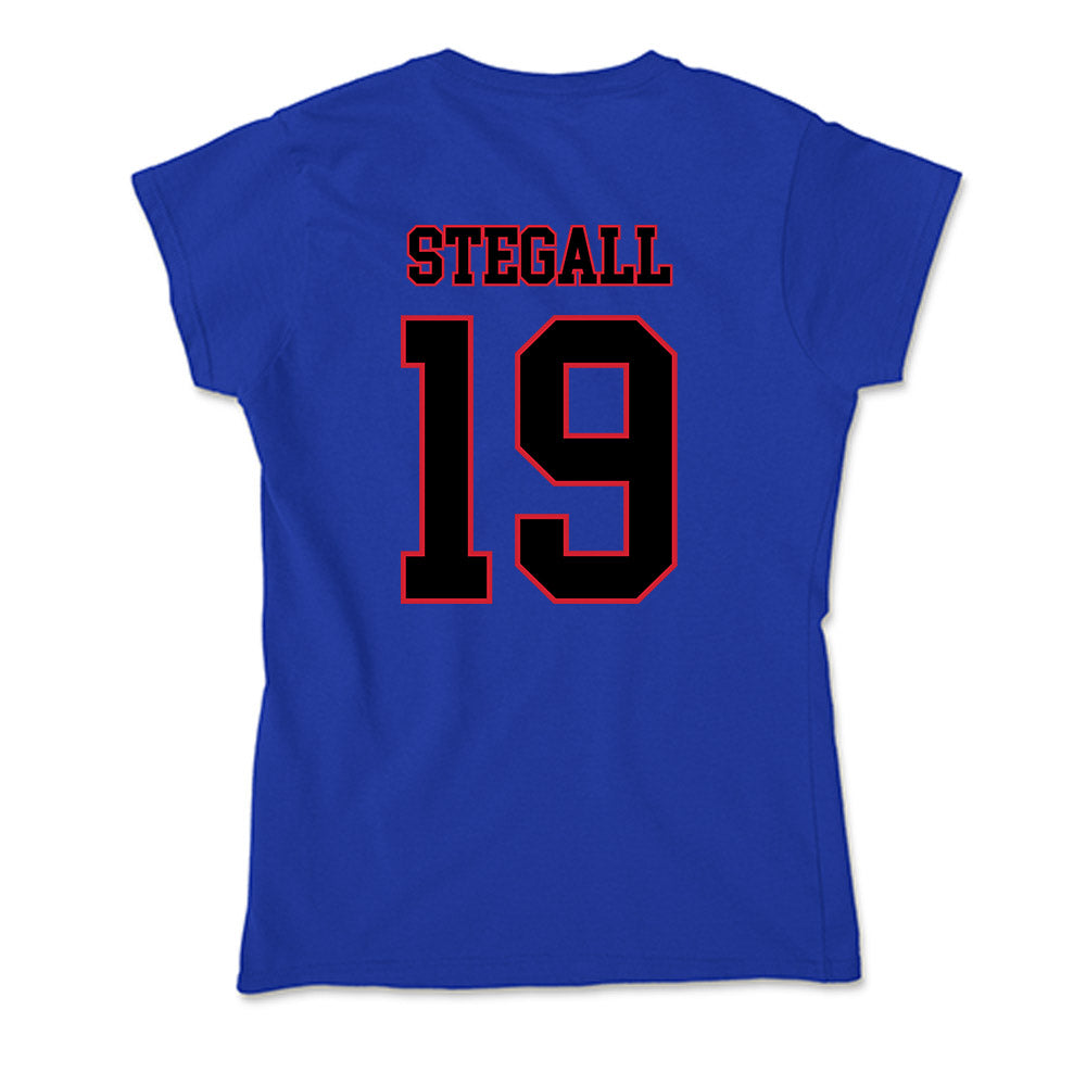 DePaul - NCAA Men's Soccer : Chase Stegall - Soft Style Women’s T-Shirt-1