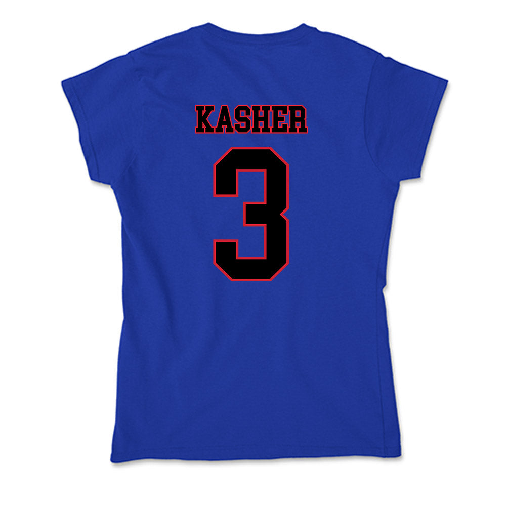 DePaul - NCAA Men's Basketball : Nate Kasher - Soft Style Women’s T-Shirt-1