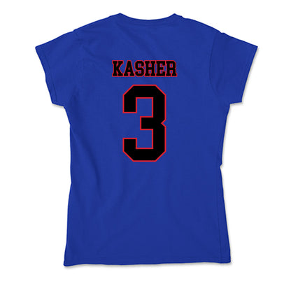 DePaul - NCAA Men's Basketball : Nate Kasher - Soft Style Women’s T-Shirt-1
