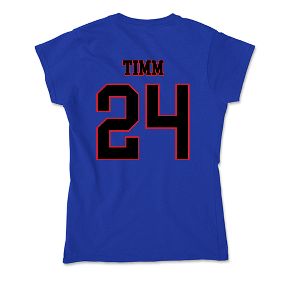 DePaul - NCAA Women's Basketball : Ally Timm - Soft Style Women’s T-Shirt-1