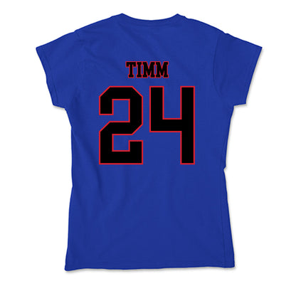 DePaul - NCAA Women's Basketball : Ally Timm - Soft Style Women’s T-Shirt-1