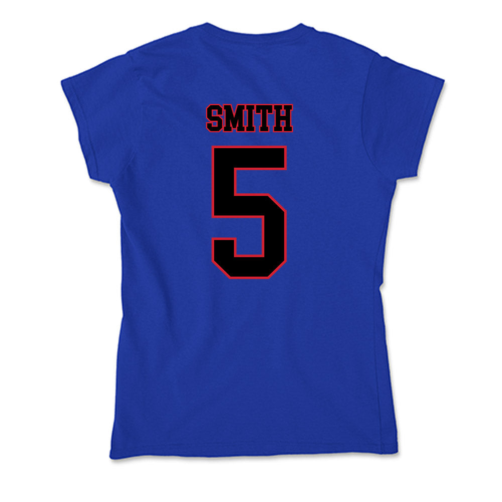 DePaul - NCAA Men's Basketball : RJ Smith - Soft Style Women’s T-Shirt-1