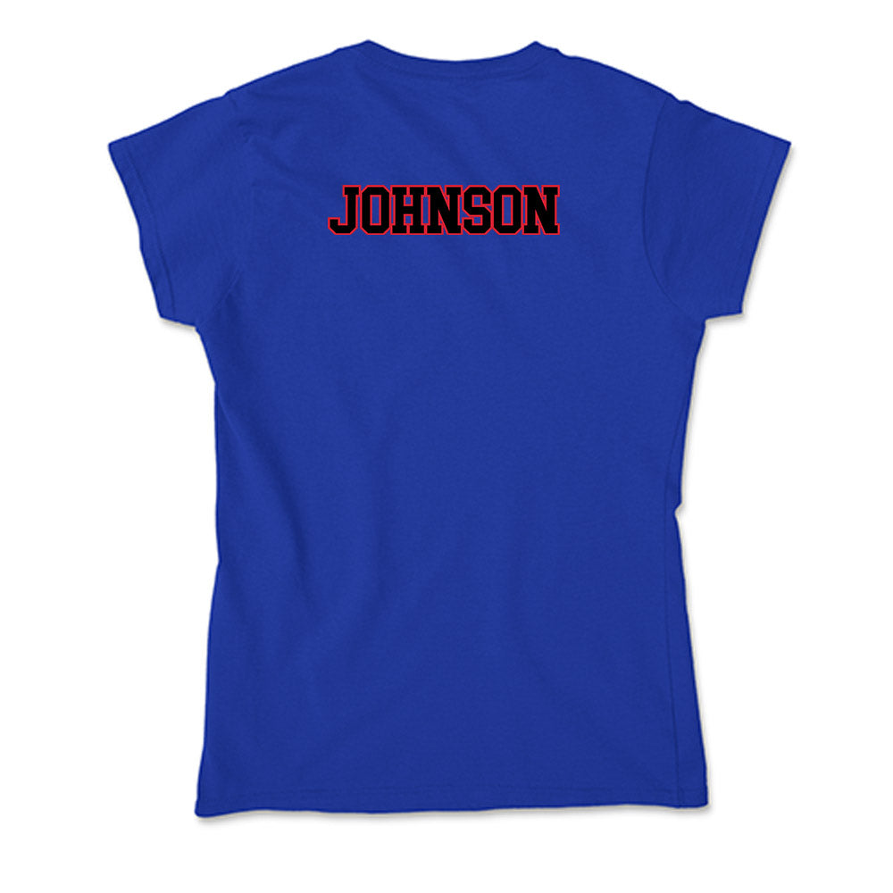 DePaul - NCAA Women's Track & Field : Trixie Johnson - Soft Style Women’s T-Shirt-1