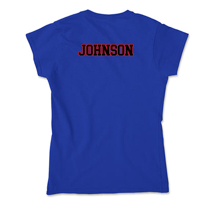 DePaul - NCAA Women's Track & Field : Trixie Johnson - Soft Style Women’s T-Shirt-1