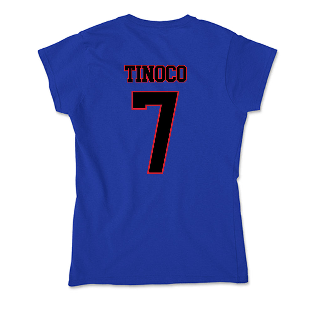 DePaul - NCAA Men's Soccer : Sam Tinoco - Soft Style Women’s T-Shirt-1