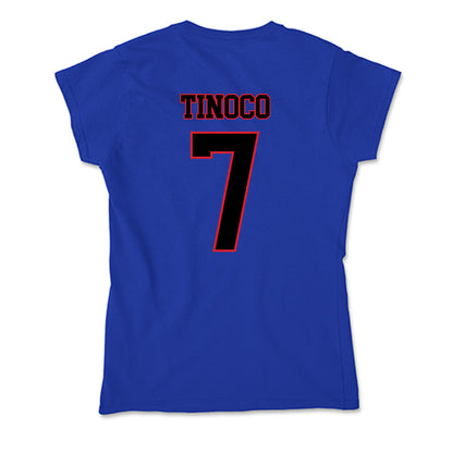 DePaul - NCAA Men's Soccer : Sam Tinoco - Soft Style Women’s T-Shirt-1