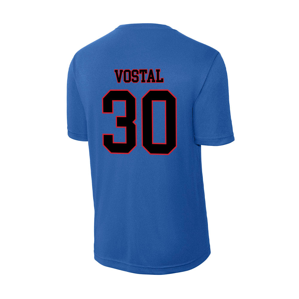 DePaul - NCAA Men's Soccer : Hayden Vostal - Activewear T-Shirt-1