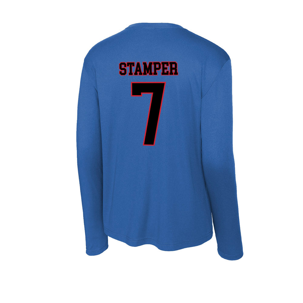 DePaul - NCAA Women's Soccer : Marin Stamper - Activewear Long Sleeve T-Shirt-1