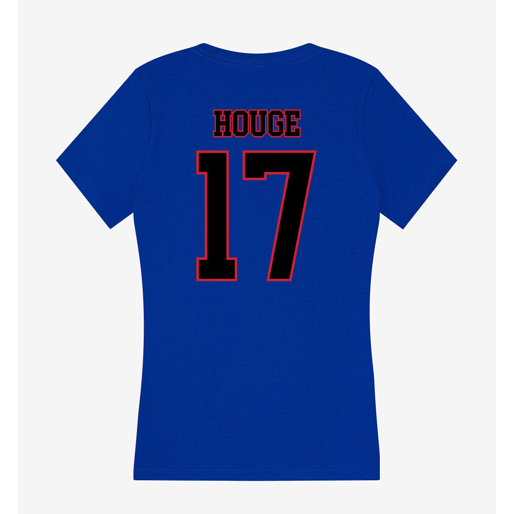 DePaul - NCAA Softball : Alexis Houge - Women's V-Neck T-Shirt-1