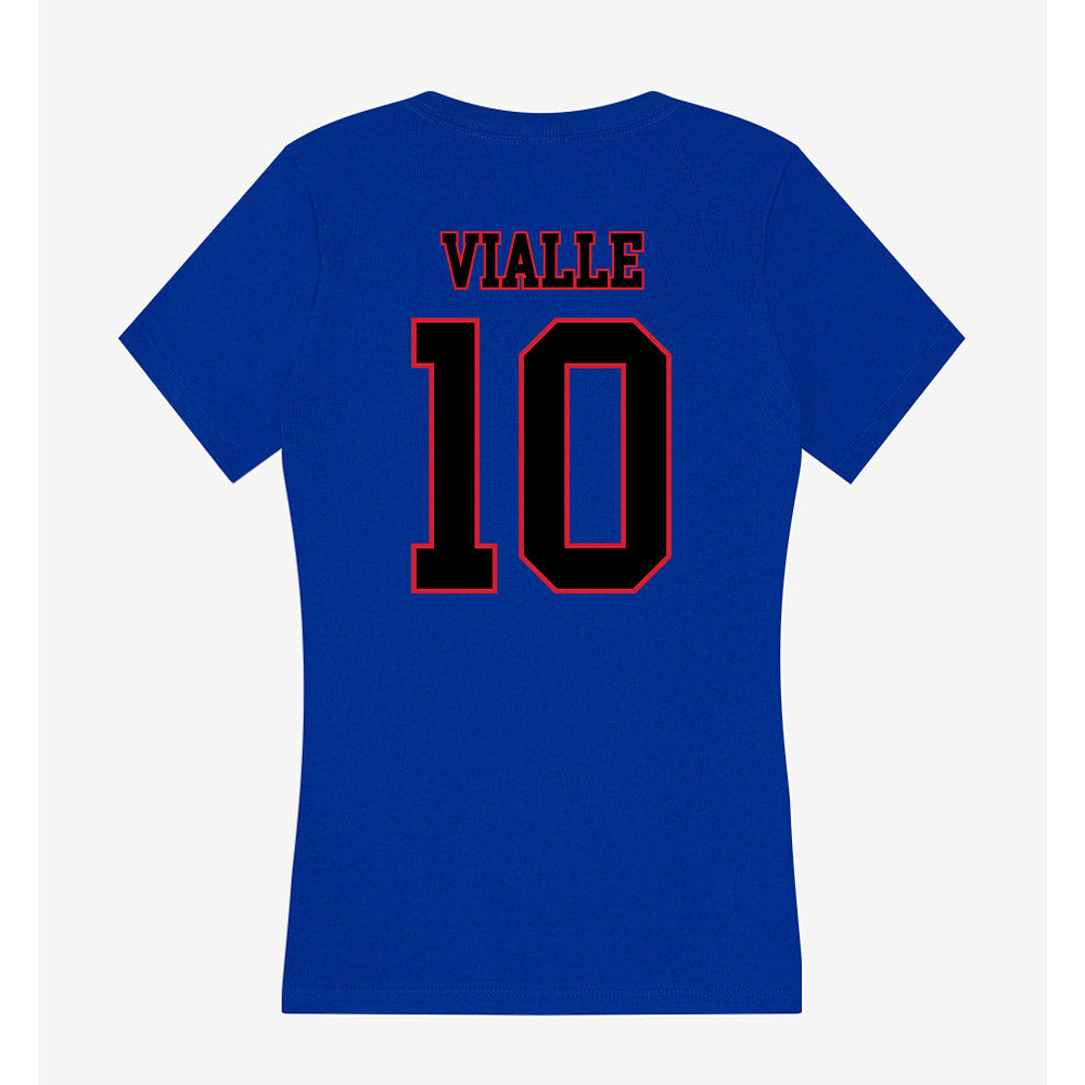DePaul - NCAA Men's Tennis : Bernardo Vialle - Women's V-Neck T-Shirt-1