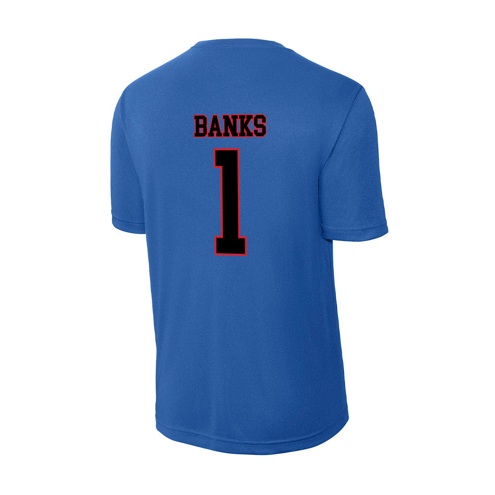 DePaul - NCAA Men's Basketball : Kaleb Banks - Activewear T-Shirt-1