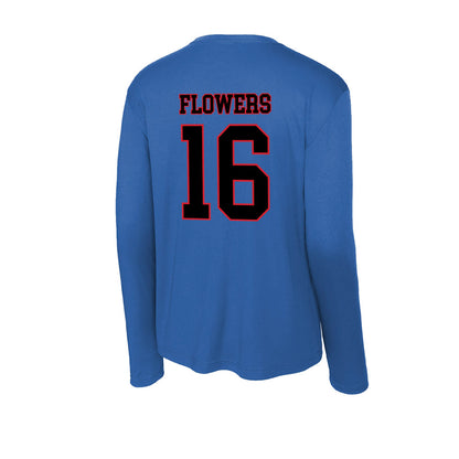 DePaul - NCAA Men's Soccer : Tyler Flowers - Activewear Long Sleeve T-Shirt-1
