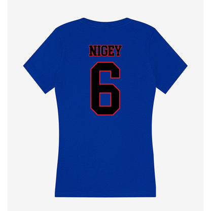 DePaul - NCAA Softball : Bella Nigey - Women's V-Neck T-Shirt-1