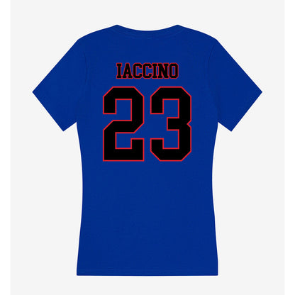 DePaul - NCAA Men's Soccer : Luca Iaccino - Women's V-Neck T-Shirt-1