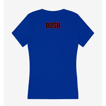 DePaul - NCAA Men's Track & Field : John Bush - Women's V-Neck T-Shirt-1