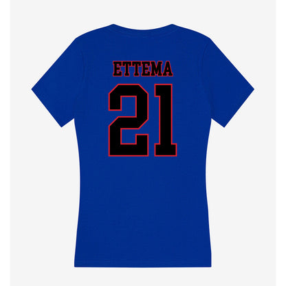 DePaul - NCAA Softball : Lydia Ettema - Women's V-Neck T-Shirt-1