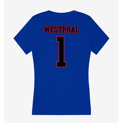 DePaul - NCAA Softball : Kailie Westphal - Women's V-Neck T-Shirt-1