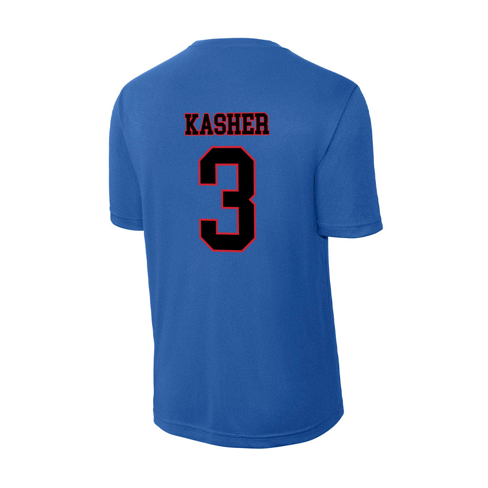 DePaul - NCAA Men's Basketball : Nate Kasher - Activewear T-Shirt-1