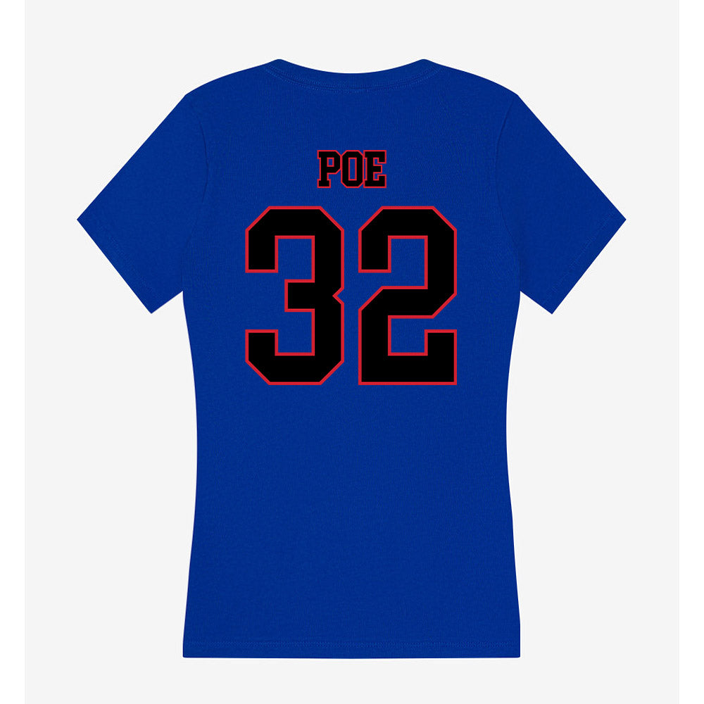 DePaul - NCAA Softball : Addy Poe - Women's V-Neck T-Shirt-1