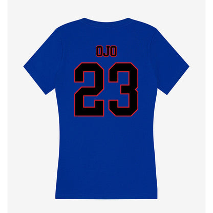 DePaul - NCAA Women's Basketball : Michelle Ojo - Women's V-Neck T-Shirt-1