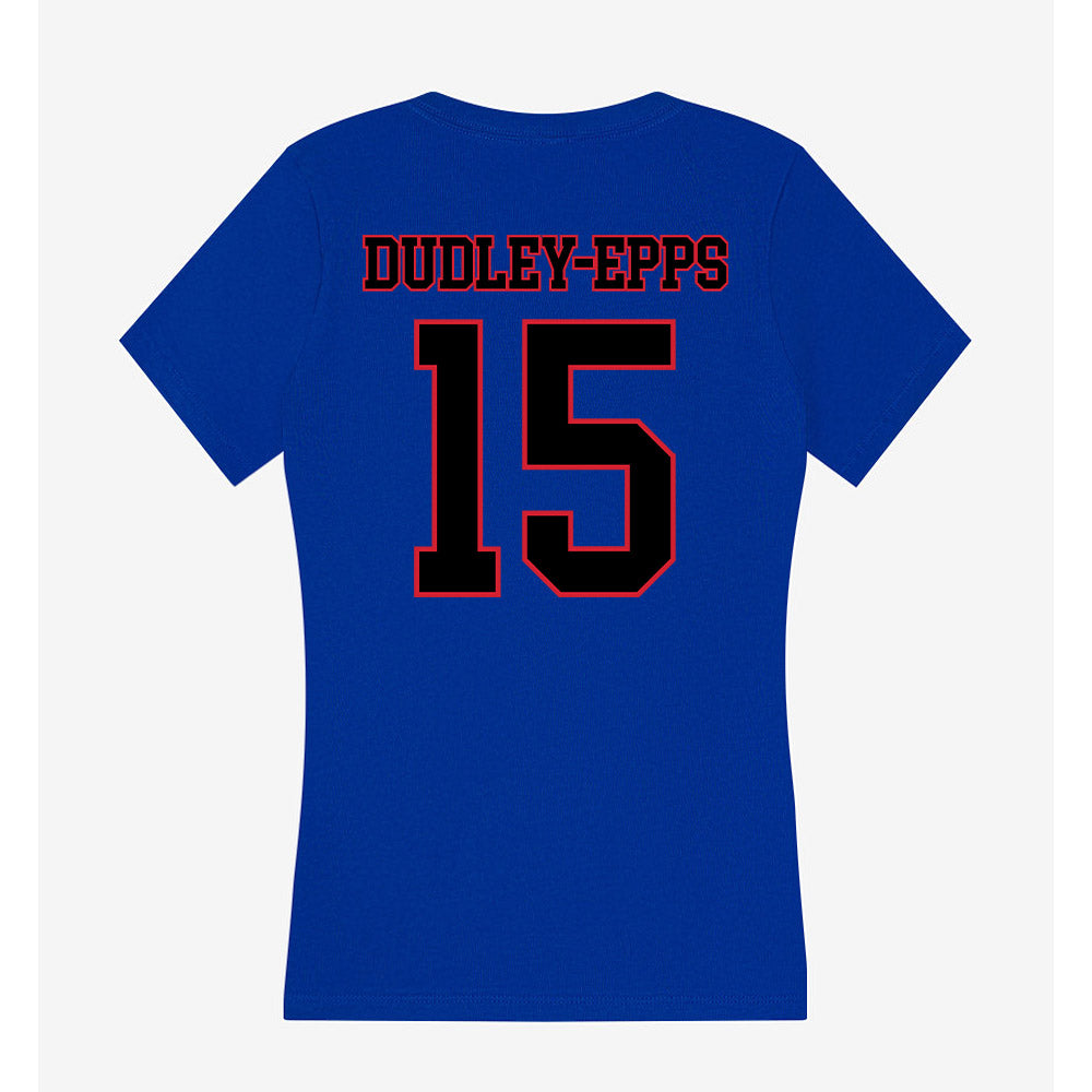 DePaul - NCAA Women's Volleyball : Jade Dudley-Epps - Women's V-Neck T-Shirt-1