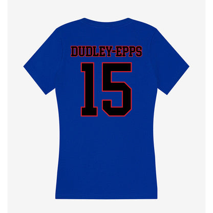 DePaul - NCAA Women's Volleyball : Jade Dudley-Epps - Women's V-Neck T-Shirt-1