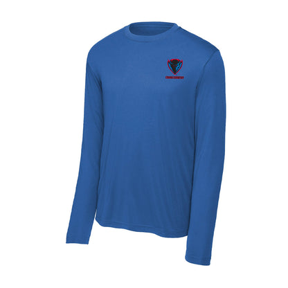 DePaul - NCAA Men's Cross Country : Reid Waco - Activewear Long Sleeve T-Shirt-0