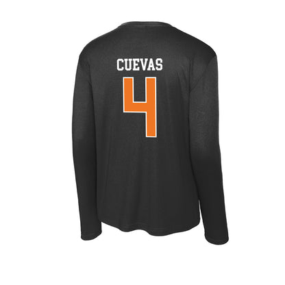 Texas Arlington - NCAA Baseball : Javier Cuevas - Activewear Long Sleeve T-Shirt-1