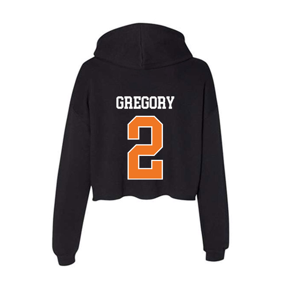 Texas Arlington - NCAA Baseball : Cason Gregory - Women's Crop Fleece Hoodie-1