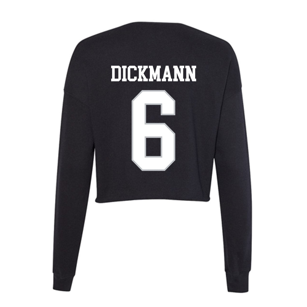 Rice - NCAA Football : Drayden Dickmann - Women's Cropped Crew Fleece-1