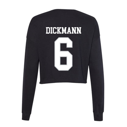 Rice - NCAA Football : Drayden Dickmann - Women's Cropped Crew Fleece-1