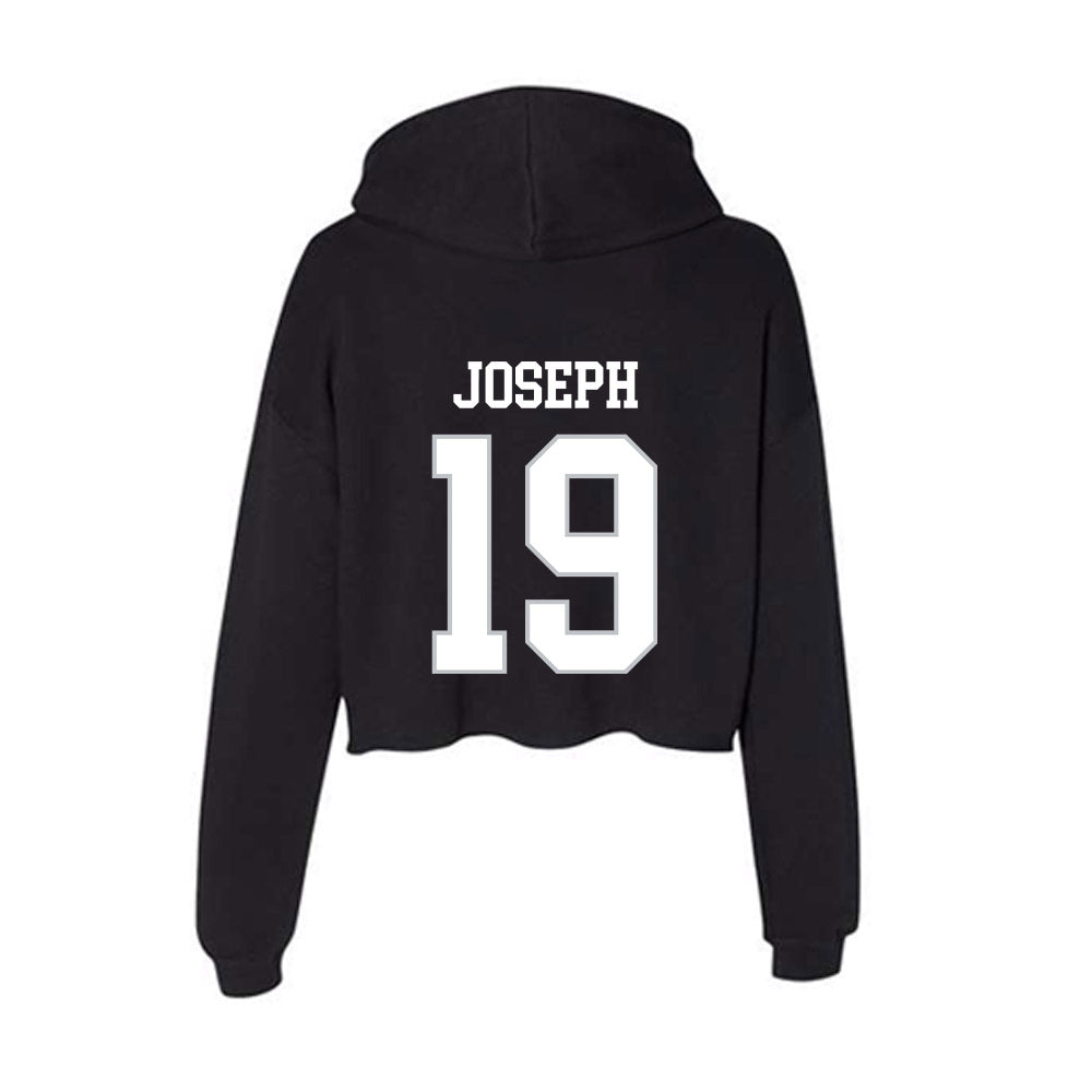 Rice - NCAA Football : Ichmael Joseph - Women's Crop Fleece Hoodie-1