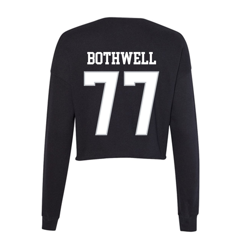 Rice - NCAA Football : Ian Bothwell - Women's Cropped Crew Fleece-1
