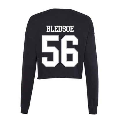 Rice - NCAA Football : Nate Bledsoe - Women's Cropped Crew Fleece-1