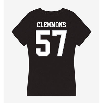 Rice - NCAA Football : Aquantis Clemmons - Women's V-Neck T-Shirt-1