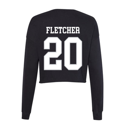 Rice - NCAA Football : Bailey Fletcher - Women's Cropped Crew Fleece-1