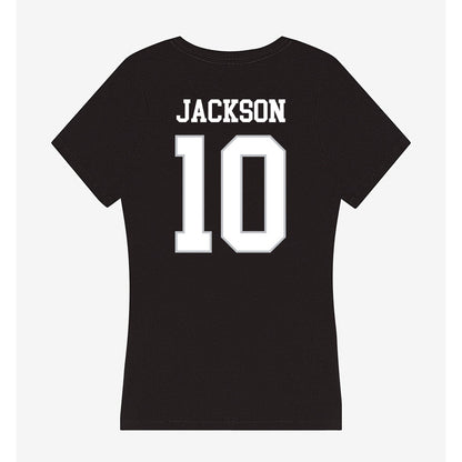 Rice - NCAA Football : Quinton Jackson - Women's V-Neck T-Shirt-1