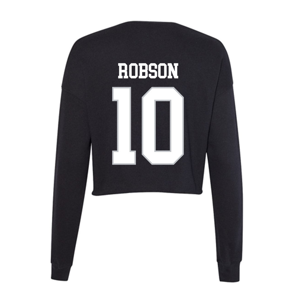 Rice - NCAA Baseball : Colin Robson - Women's Cropped Crew Fleece-1