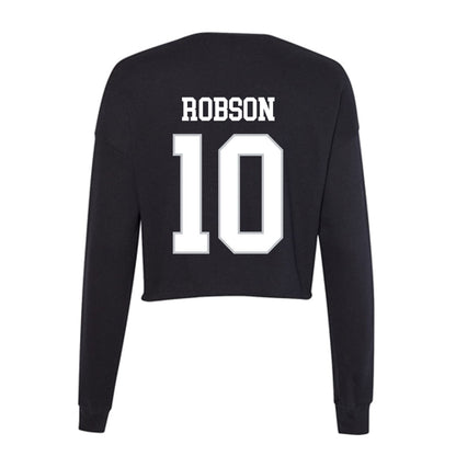 Rice - NCAA Baseball : Colin Robson - Women's Cropped Crew Fleece-1