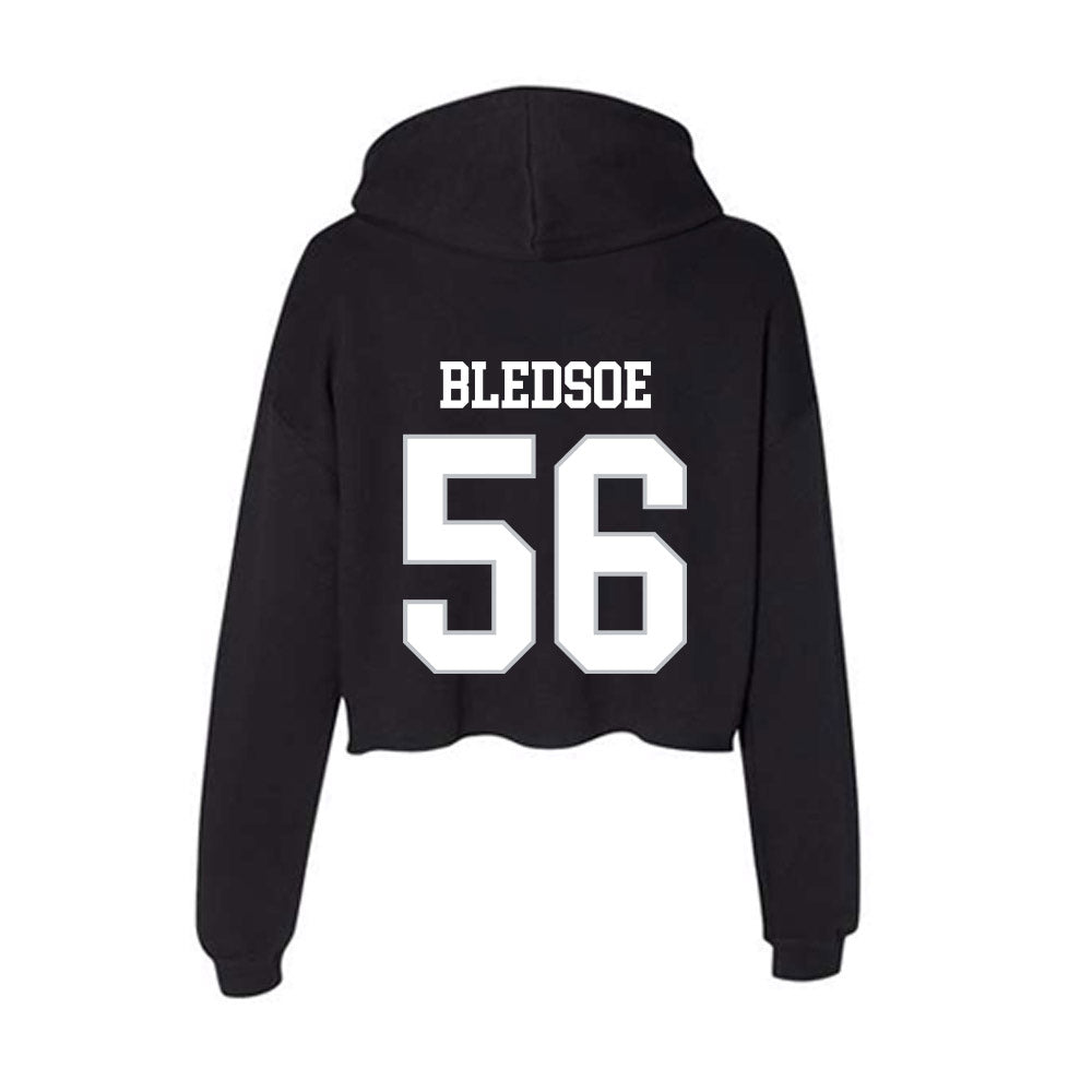Rice - NCAA Football : Nate Bledsoe - Women's Crop Fleece Hoodie-1