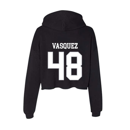 Rice - NCAA Baseball : Josï¿½ Vasquez - Women's Crop Fleece Hoodie-1