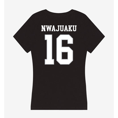 Rice - NCAA Football : Chibuikem Nwajuaku - Women's V-Neck T-Shirt-1